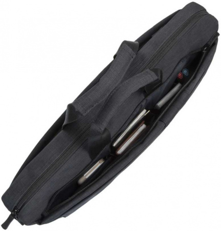 Сумка для ноутбука 17.3" Riva 8355 черный полиэстер
