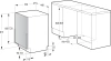 Посудомоечная машина встраив. Gorenje GV541D10 1760Вт узкая инвертер