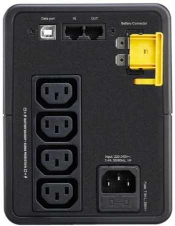 Источник бесперебойного питания APC Back-UPS BX750MI 410Вт 750ВА черный