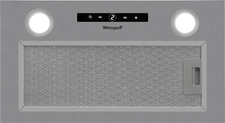 Вытяжка встраиваемая Weissgauff BOX 1200 IX нержавеющая сталь управление: сенсорное (1 мотор)