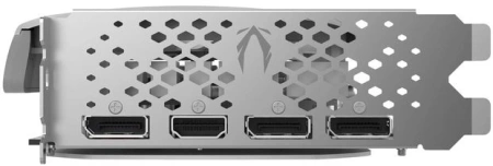 Видеокарта Zotac PCI-E 4.0 RTX 4060 TWIN EDGE OC WHITE ED NVIDIA GeForce RTX 4060 8Gb 128bit GDDR6 2490/17000 HDMIx1 DPx3 HDCP Ret