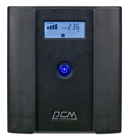 Источник бесперебойного питания Powercom Raptor RPT-1500AP LCD 900Вт 1500ВА черный