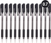 Ручка шариков. Deli Arrow EQ01620 прозрачный/черный d=0.7мм черн. черн. резин. манжета