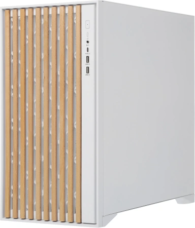 Корпус Formula TimberLine T0 белый без БП ATX 6x120mm 6x140mm 2xUSB3.0 audio
