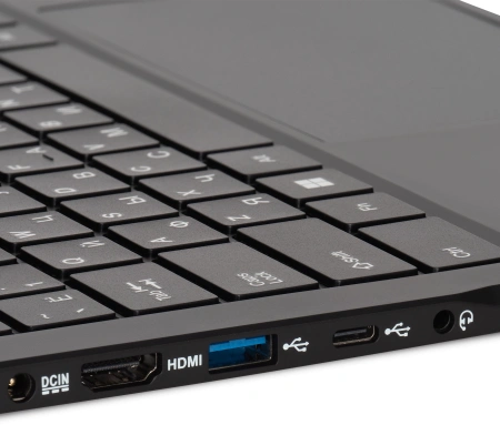 Ноутбук IRU Planio 14ING N100 8Gb SSD256Gb Intel Iris Xe graphics 14" IPS FHD (1920x1080) Free DOS black 6000mAh (2058902)