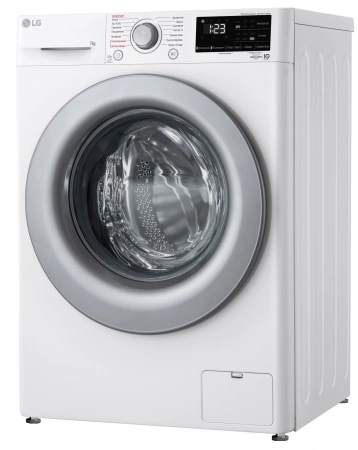 Стиральная машина LG F2V3HS4W класс: A загр.фронтальная макс.:7кг белый инвертер