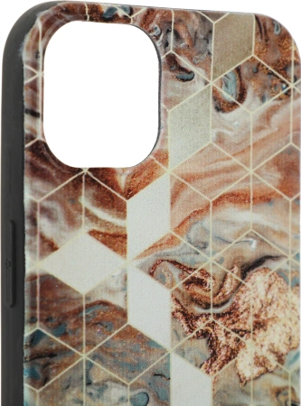 Чехол (клип-кейс) Gresso для iPhone 13 Meridian золотистый/синий (GR17AAAE8888)