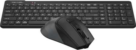 Клавиатура + мышь A4Tech Fstyler FG2400 Air2 клав:черный мышь:черный USB беспроводная slim (FG2400 A
