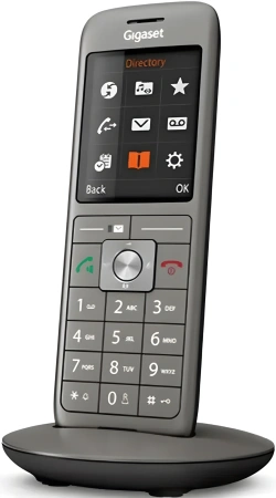 Трубка доп. Dect Gigaset CL660HX HSB RUS черный для CL660
