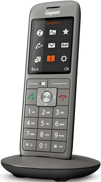 Трубка доп. Dect Gigaset CL660HX HSB RUS черный для CL660