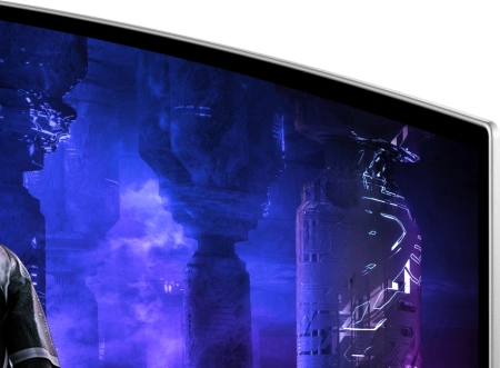 Монитор Samsung 49" Odyssey OLED G9 S49DG952SI серебристый OLED LED 32:9 HDMI M/M TV матовая HAS 250cd 178гр/178гр 5120x1440 240Hz FreeSync Premium Pro DP USB 12.6кг