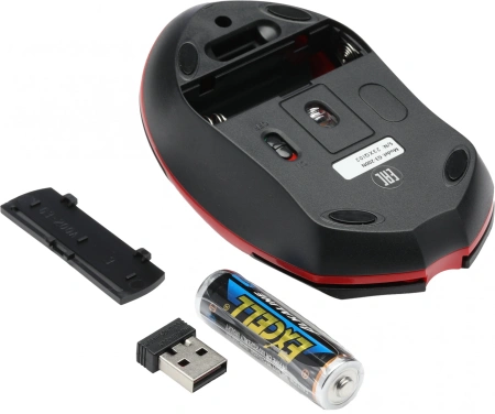 Мышь A4Tech G3-200N черный/красный оптическая 1200dpi беспров. USB 2but