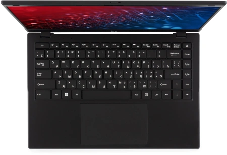 Ноутбук IRU Planio 14ING N100 8Gb SSD256Gb Intel Iris Xe graphics 14" IPS FHD (1920x1080) Free DOS black 6000mAh (2058902)