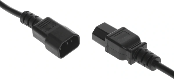 Шнур питания Lanmaster (LAN-PP13/14-10-BK) C13-С14 проводник.:3x0.75мм2 10м 220В 10А черный