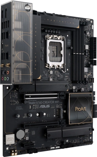 Материнская плата Asus PROART B760-CREATOR WIFI Soc-1700 Intel B760 4xDDR5 ATX AC`97 8ch(7.1) 1 x 2.