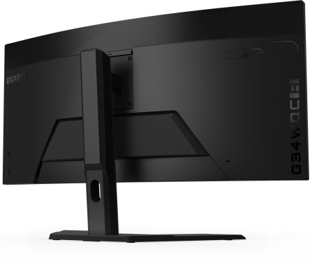 Монитор Gigabyte 34" G34WQC A черный VA LED 1ms 21:9 HDMI M/M матовая HAS 350cd 178гр/178гр 3440x1440 144Hz FreeSync Premium DP 2K 8.4кг