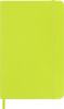 Блокнот Moleskine CLASSIC SOFT QP611C2 Pocket 90x140мм 192стр. линейка мягкая обложка лайм