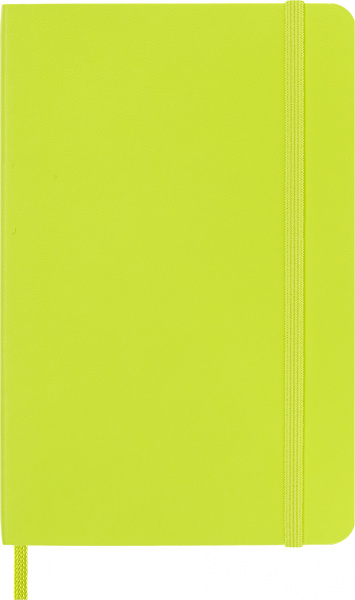 Блокнот Moleskine CLASSIC SOFT QP611C2 Pocket 90x140мм 192стр. линейка мягкая обложка лайм