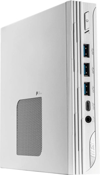 Неттоп MSI Pro DP10 12M-221RU i5 1235U (1.3) 16Gb SSD512Gb Iris Xe Windows 11 Professional 2.5xGbitEth WiFi BT 120W белый (9S6-B0A622-221)