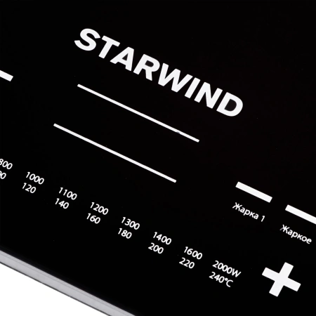 Плита Индукционная Starwind STI-1001 черный стеклокерамика (настольная)
