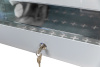 Шкаф коммутационный NTSS (NTSS-SOHO5U) настенный 5U 520x140мм пер.дв.стекл несъемн.бок.пан. 80кг бел