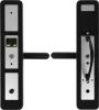 Умный замок Aqara A100 Zigbee врезной разбл.отпеч.паль. черный (ZNMS02ES)