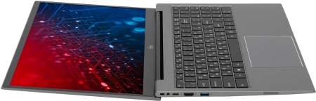 Ноутбук IRU Planio 15INP N-series N100 8Gb SSD256Gb Intel UHD Graphics 15.6" IPS FHD (1920x1080) Windows 11 Professional grey WiFi BT Cam 5000mAh (2023736)