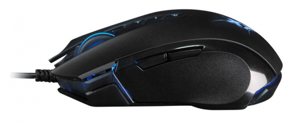 Мышь A4Tech X89 черный оптическая (2400dpi) USB (8but)