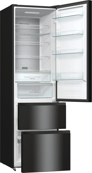 Холодильник Hisense RM469N4AFD1 2-хкамерн. черный инвертер