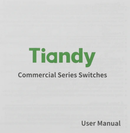 Коммутатор Tiandy TC-P3S06 H/0402/AT/60