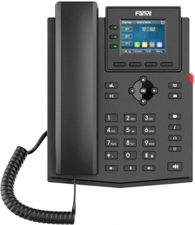 Телефон IP Fanvil X303 черный