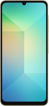 Смартфон Samsung SM-A065F Galaxy A06 64Gb 4Gb золотистый моноблок 3G 4G 2Sim 6.7" 720x1600 Android 14 50Mpix 802.11 a/b/g/n/ac GPS GSM900/1800 GSM1900 TouchSc microSD max1024Gb