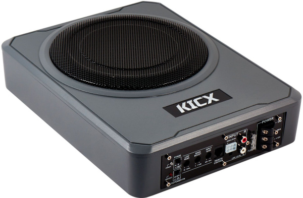 Сабвуфер автомобильный Kicx Q200BA 300Вт активный (20см/8")