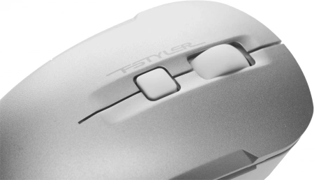 Мышь A4Tech Fstyler FM26 серебристый/белый оптическая (1600dpi) USB для ноутбука (4but)