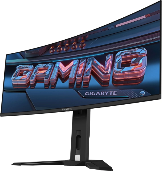 Монитор Gigabyte 34" MO34WQC2 черный OLED LED 21:9 HDMI M/M матовая HAS Piv 250cd 178гр/178гр 3440x1440 240Hz DP WQ USB 9.86кг