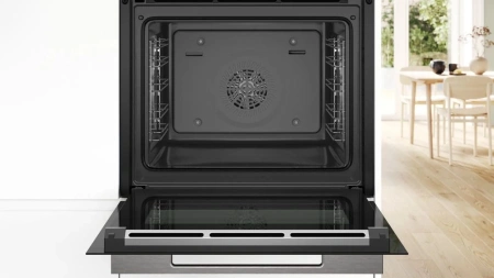 Духовой шкаф Электрический Bosch Serie 8 HBG7341B1 черный