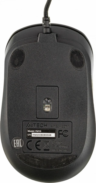 Мышь A4Tech Fstyler FM10 черный/серый оптическая (1600dpi) USB (4but)