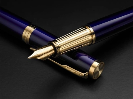 Ручка перьев. Parker Ingenuity Core F570 (2182009) Blue GT F ст.нерж. подар.кор.