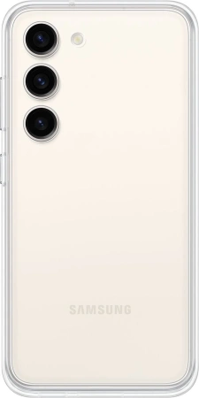 Чехол (клип-кейс) Samsung для Samsung Galaxy S23 Frame Case белый (EF-MS911CWEGRU)