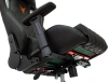 Кресло игровое Knight Outrider черный ромбик эко.кожа с подголов. крестов. металл