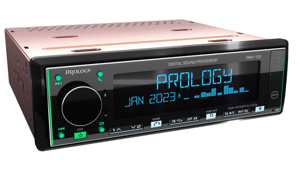 Автомагнитола Prology PRM-100 1DIN 4x140Вт v4.2 ПДУ RDS (PRPRM100)