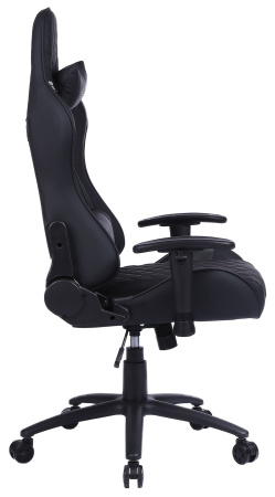 Кресло игровое Cactus CS-CHR-030BL черный эко.кожа с подголов. крестов. сталь