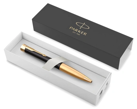 Ручка шариков. Parker Urban Core K314 (CW2143640) Muted Black GT M син. черн. подар.кор.