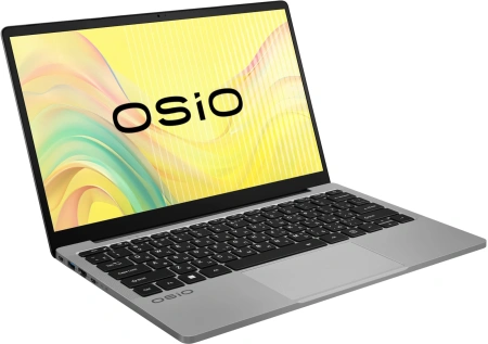 Ноутбук Osio FocusLine F140i-008 Core i5 1235U 16Gb SSD512Gb Intel Iris Xe graphics 14" IPS FHD (1920x1080) без ОС grey WiFi BT Cam 6000mAh