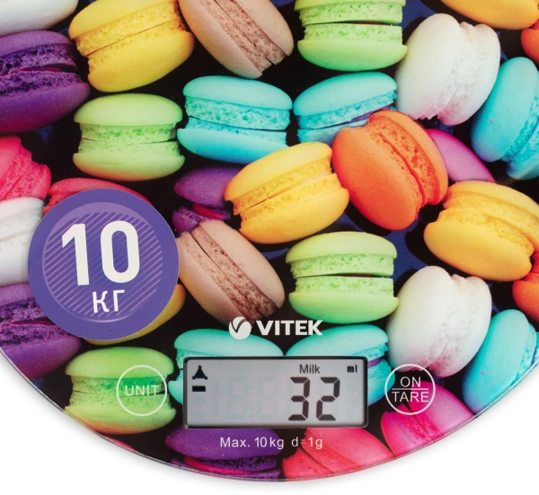 Весы кухонные электронные Vitek VT-2407 макс.вес:10кг