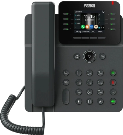 Телефон IP Fanvil V62G черный