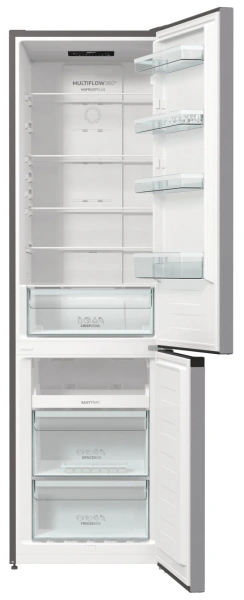 Холодильник Gorenje NRK6201PS4 серебристый металлик (двухкамерный)