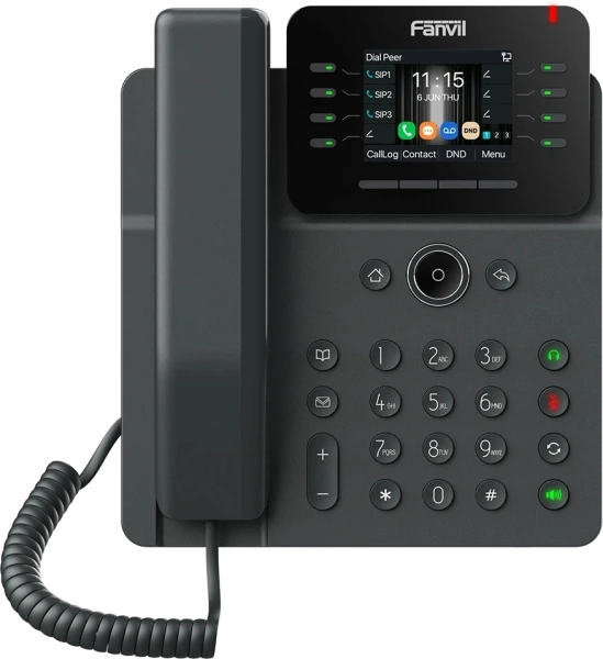 Телефон IP Fanvil V62G черный