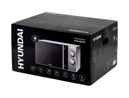 Микроволновая Печь Hyundai HYM-M2040 20л. 700Вт серебристый