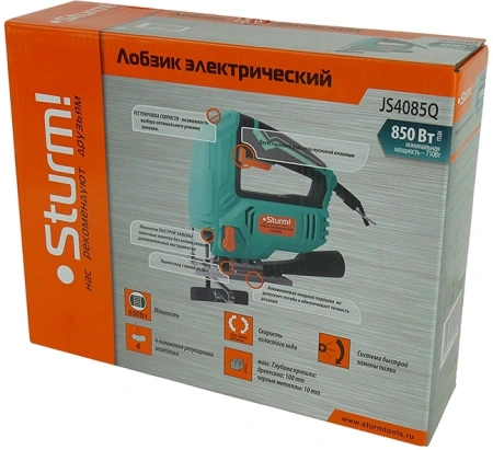 Лобзик Sturm! JS4085Q 850Вт 3000ходов/мин от электросети